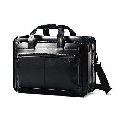 ラップトップ ケース バッグ サムソナイト Samsonite Expandable Leather Business Case Black 43118-1041