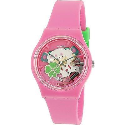 絶対一番安い スウォッチ Swatch Girl S Gent Gp147 ピンク シリコン Swiss クォーツ 腕時計 即発送可能 Artech Mi It
