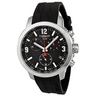 腕時計 Tissot PRC 200 クロノグラフ ブラック ダイヤル ラバー メンズ 腕時計 T0554171705700  :e142010760630:パンダストア - 通販 - Yahoo!ショッピング