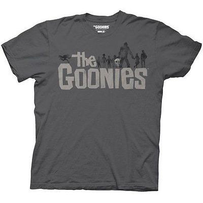 アメリカ人気キャラクター Tシャツ グーニーズ The Goonies Movie Silhouette Title Logo Licensed Adult T Shirt Grey L E パンダストア 通販 Yahoo ショッピング