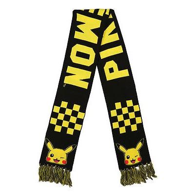 ランキングや新製品 アメリカ人気キャラクター スカーフ バンダナ ポケモン Pokemon Pikachu Logo Checkers Licensed Jacquard Soccer Scarf Black Yellow その他テレビ アニメ キャラクターグッズ 重要 納期についてご確認ください 取寄せの為 10 19日程度かかり