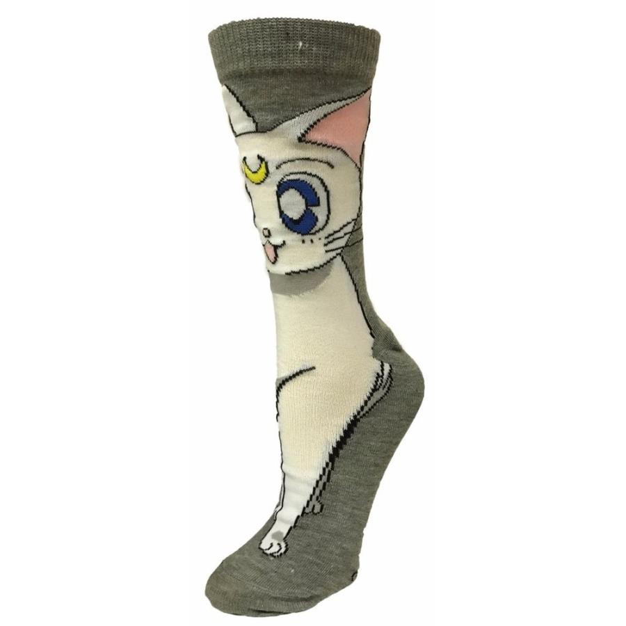 国内配送 海外コミック キャラ ウェア セーラムーン Sailor Moon Artemis Knee High Socks Officially Licensed Socks 国産 Zoetalentsolutions Com
