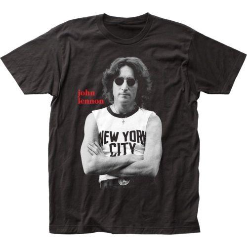メンズファッション メール便指定可能 海外ドラマ キャラ メンズ Tシャツ ジョンレノン John Lennon Nyc B W Officially Licensed Adult T Shirt Jpyaafsv8e Wrestlesquare Com