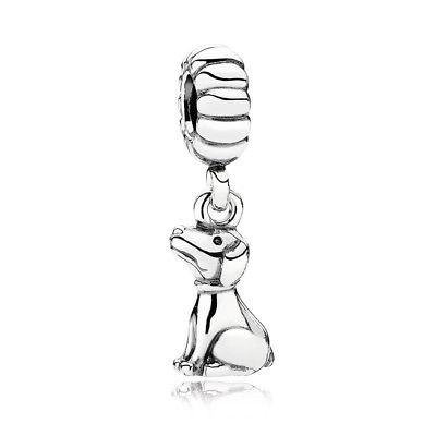 最安値 チャーム チャームブレスレット パンドラ Authentic Pandora Charm Sterling Silver Buddy Cute Dog Dangle 100 の保証 Www Ladislexia Net