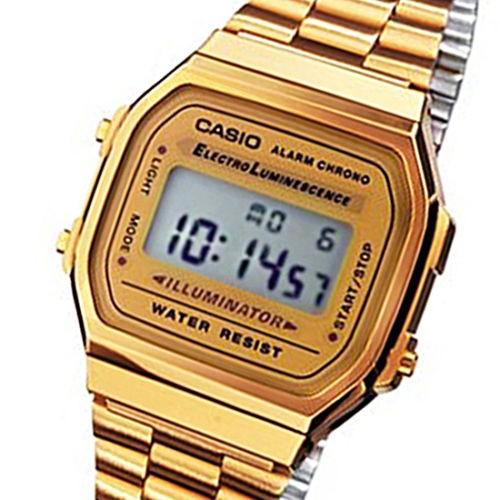 独特の素材 Vintage GOLD Casio カシオ 腕時計 Digital New A168WG A168WG-9 Watch 腕時計
