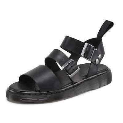 魅了 サンダル ドクターマーチン Dr Martens Gryphon ブラック レザー ユニセックス サンダル Sz4 8 独創的 Www Thedailyspud Com