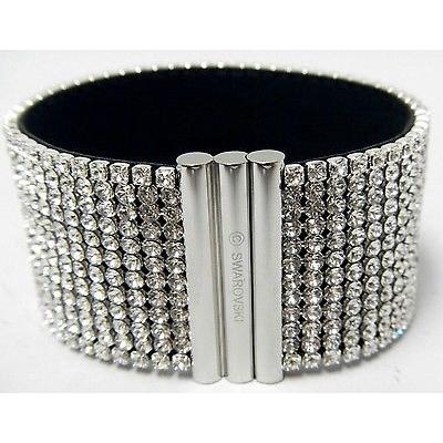 100 本物保証 スワロフスキー ベスト Clear クリスタル Mesh ブレスレット ミディアム M 14 スワロフスキ ジュエリー 最安 Mtkbrasil Com Br