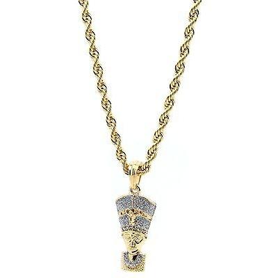 格安販売中 Plated Gold Mens ヒップホップ ジュエリー アメリカン ネックレス チェーン Silv Chain Necklace Rope 3mm Pendant Pharaoh Female S Stardust ネックレスチェーン