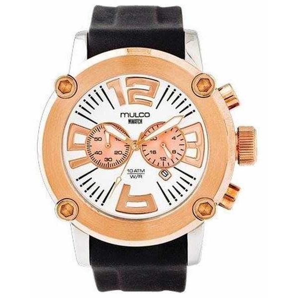 【爆売りセール開催中！】 Mulco マルコ 腕時計 M腕時計 MW2-6263-023 腕時計 ユニセックス クロノグラフ ラバー 腕時計