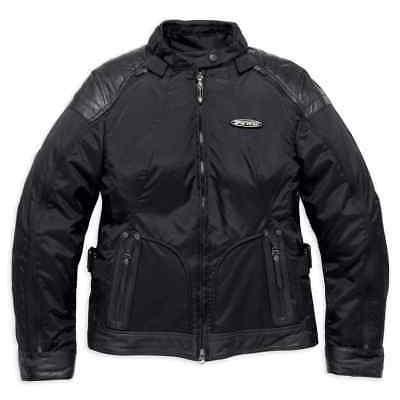 コート ジャケット ベスト ハーレーダビッドソン レディースファッション Harley Davidson ハーレーダビッドソン Women S Black Fxrg Jacket E 15vw Switchback Riding Black パンダストア 純正人気