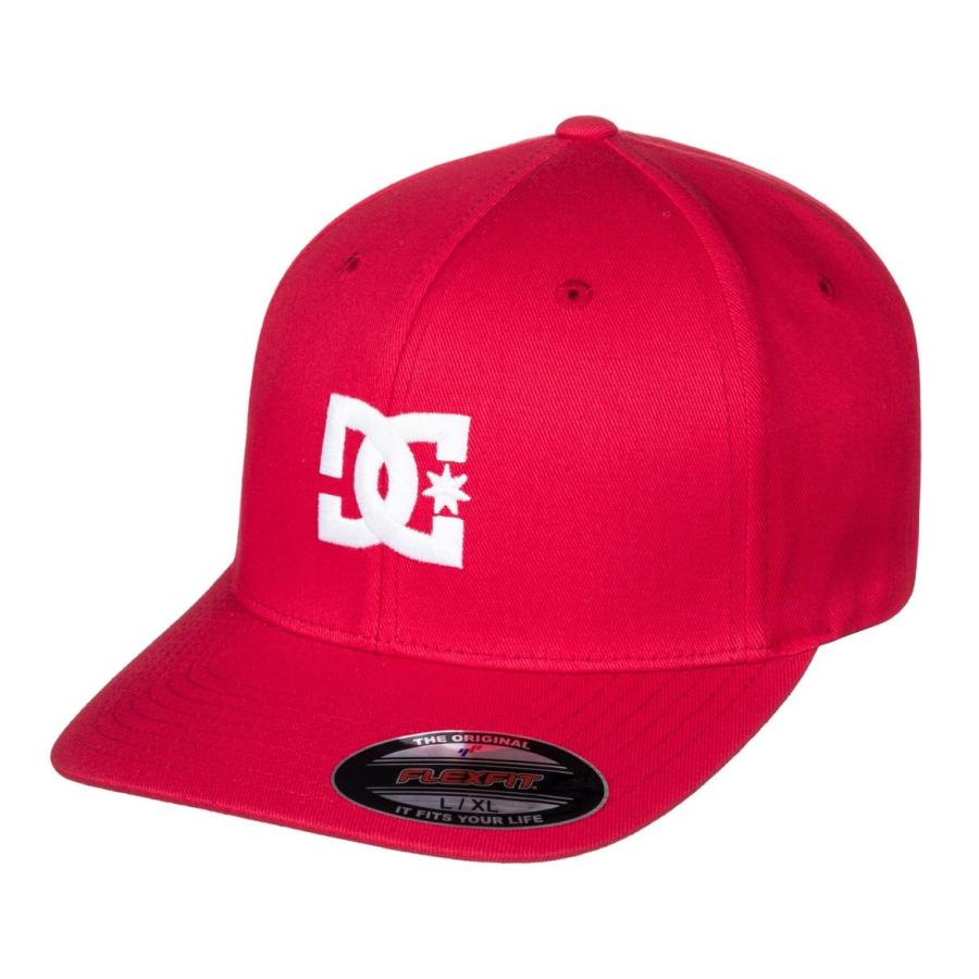 2022人気の Star Cap Men's Shoes DC ディーシーシューズ 帽子 2 RED TANGO 55300096 Hat Flexfit その他帽子