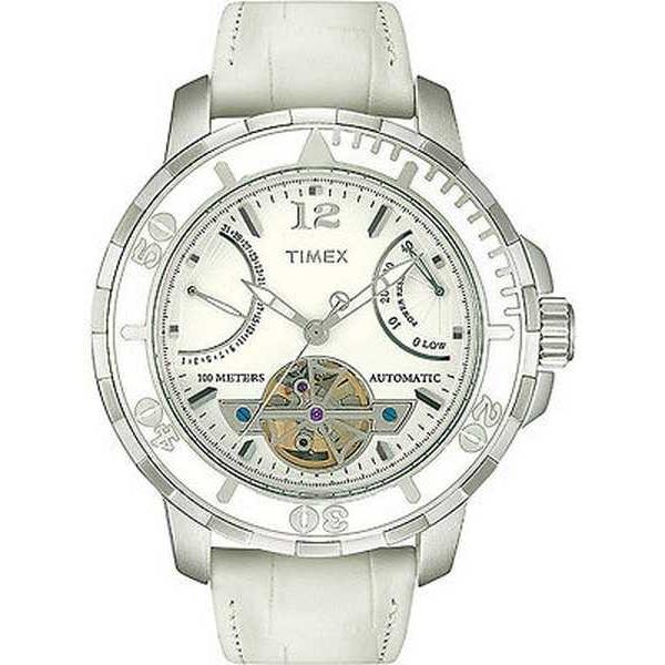 【希少!!】 オープン ラグジュアリー メンズ Timex タイメックス 腕時計 ハート T2M514 NEW 腕時計 ストラップ レザー ダイヤル ホワイト オートマチック 腕時計 【希少!!】 オープン ラグジュアリー メンズ Timex タイメックス 腕時計 ハート T2M514 NEW 腕時計 ストラップ レザー ダイヤル ホワイト オートマチック 腕時計