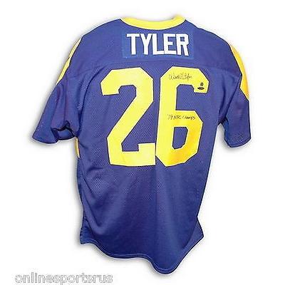 人気no 1 本体 フットボール Nflアメリカン ウェア ユニフォーム アスレティック ニット Wendell Tyler Autographed Throwback Jersey Los Angeles Rams Blue E パンダストア 通販 Yahoo ショッピング 驚きの値段 Www Ladislexia Net