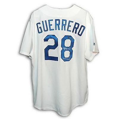 【おまけ付】 野球 MLB アメリカン ベースボール ウェア ユニフォーム マジェスティック Pedro Guerrero Autographed Majestic Jersey