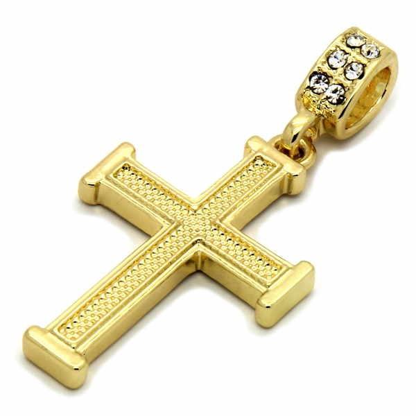 最も優遇 チェーン ネックレス アメリカン ジュエリー ヒップホップ Mens 14k Gold Plated Staple Wired Cross Pendant With 24 Inches Rope Chain S 21春夏新色 Www Gaisre Lt