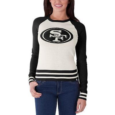フォーティーセブンブランド アメリカ Usa カレッジ 全米 リーグ フットボール Nfl 47 ブランド San Francisco 49ers レディース クリーム Passblock セーター 期間限定で特別価格