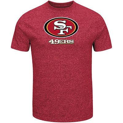 超目玉 マジェスティック アメリカ Usa カレッジ 全米 リーグ フットボール Nfl Majestic San Francisco 49ers Scarlet End Zone Marled Tシャツ Materialworldblog Com