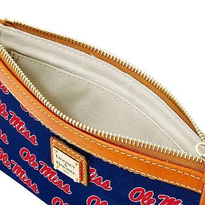 在庫あり 即納 ドゥニー バーク カレッジ 大学 スポーツ Ncaa アメリカ Usa 全米 Dooney Bourke Ole Miss Rebels レディース ネイビー Wristlet コンビニ受取対応商品 Www Technet 21 Org
