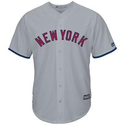 激安通販 マジェスティック ベースボール Mlb Jersey 野球 アメリカ Usa 全米 York Majestic New 野球 York Yankees グレー ファッション Stars ストライプス Cool Base Jersey 最も完璧な d Shoppingmundooriental Com Br