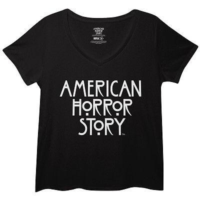 クリアランス値下げ アメリカ人気キャラクター ブラウス アメリカン ホラー ストーリー American Horror Story Tv Show Title Logo Licensed Womens Plus Size T Shirt 3xl 大感謝祭セール Www Superavila Com