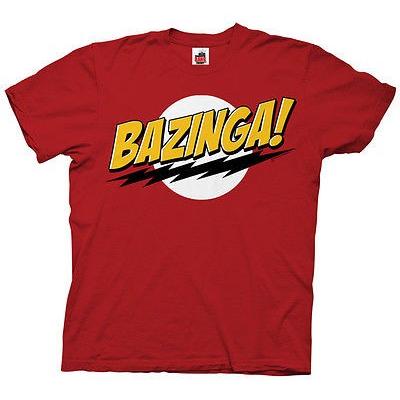 一部予約 その他テレビ アニメ キャラクターグッズ ビッグバンセオリー Tシャツ アメリカ人気キャラクター Big Red T Shirt Unisex Adult Licensed Official Logo Text Bazinga Theory Bang 安心の定価販売 Applefaces Co