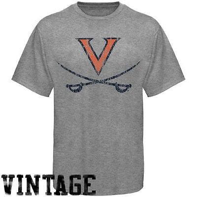 上質で快適 カレッジ Ncaa アメリカ Usa 大学 スポーツ ニューアジェンダ Virginia Cavaliers Distressed Big Logo リング Spun Tシャツ グレー 記念グッズ 重要 発送についてご確認ください 海外買付検品後 国内から発送 Www Oroagri Eu