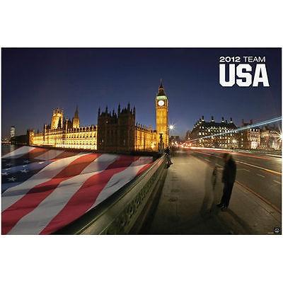 【 開梱 設置?無料 】 Thames Flag 36'' x 24'' USA オリンピックTeam 五輪 Timelapse Poster Olympics その他記念品