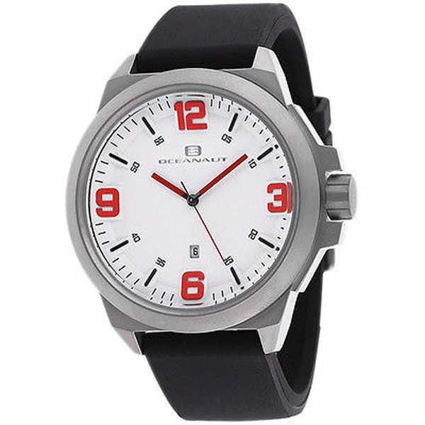 人気が高い  オセアノート 腕時計 オーシャンaut 腕時計 ラバー ブラック 'Armada' OC7115 メンズ 腕時計