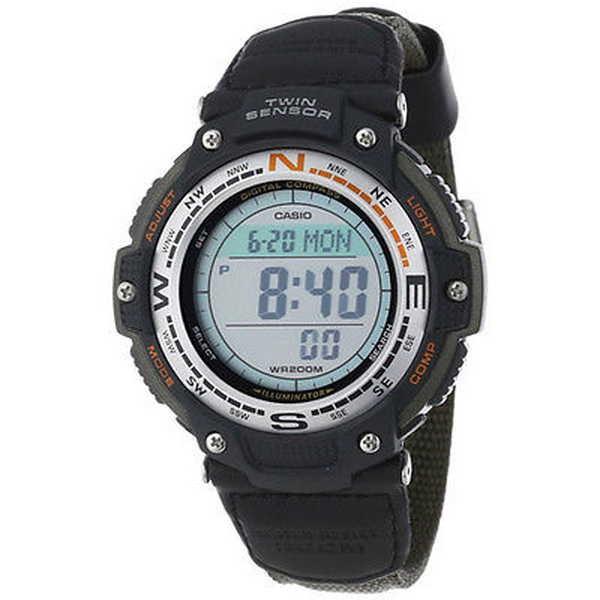 大注目 Casio カシオ 腕時計 メンズ 腕時計 ラバー ブラック デジタル 'クラシック' SGW-100B-3V 腕時計