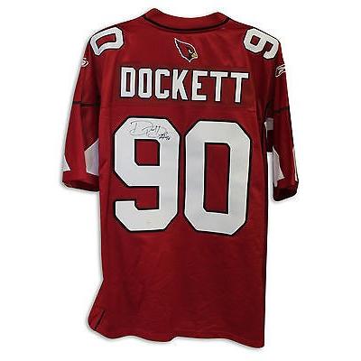 パンダストアフットボール NFLアメリカン ウェア ユニフォーム リーボック Autographed Darnell Dockett Jersey Reebok Arizona Cardinals