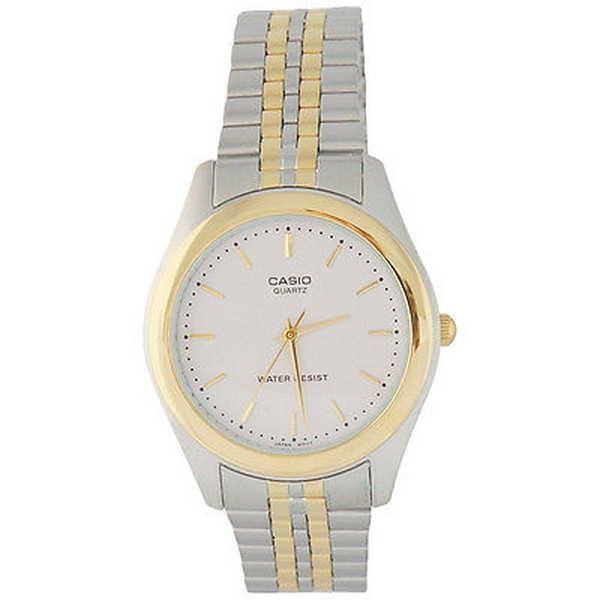 【即発送可能】 腕時計 カシオ Casio メンズ MTP-1129G-7A 'クラシック' ツートン ステンレス スチール 腕時計 腕時計