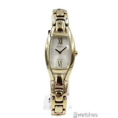 感謝の声続々! 腕時計 セイコー New Seiko Women Core Stainless Steel Gold Tone Solar Watch 18mm SUP320, ぐっすり屋 78898660