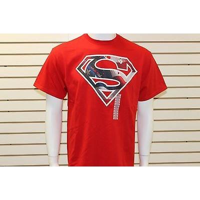 【新発売】 Tシャツ DC Comics DC Comics Originals Young メンズ スーパーman Logo ウイズ American Flag デザイン レッド SS その他テレビ、アニメ、キャラクターグッズ