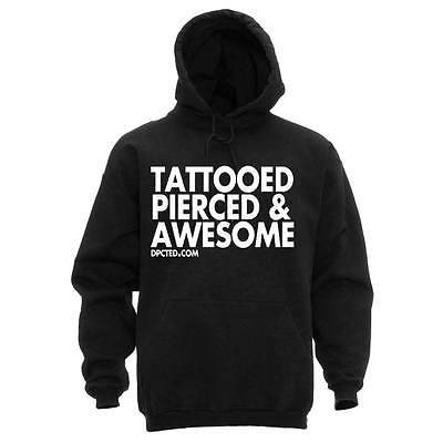 当季大流行 クリスマス プレゼント Lifestyle Tattoo Tattooed Ink Hoodie Unisex Awesome Pierced Tattooed Dpcted 海外セレクション メンズ パーカー スゥエット 円高還元セール開催中 バイヤー厳選 トップス