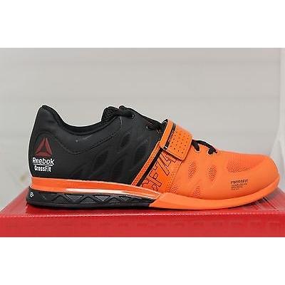おすすめ アスレチック リーボック メンズ Reebok クロスfit Lifter 2 0 ブラック オレンジ トレーニング スニーカー サイズ 6 5 15 New バーゲン Www Mysmileteethwhitening Com