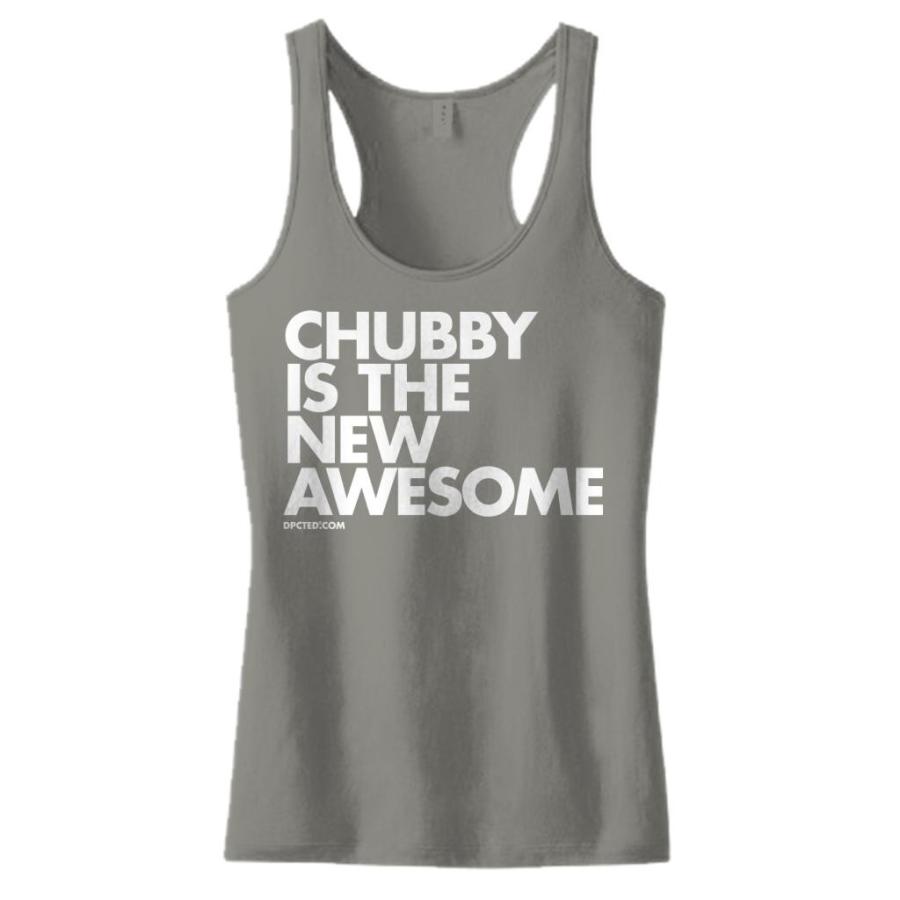 低価格の Is Chubby DPCTED Women's 海外セレクション レディース Tシャツ The グレー Top Tank Awesome  New その他トップス サイズ:M