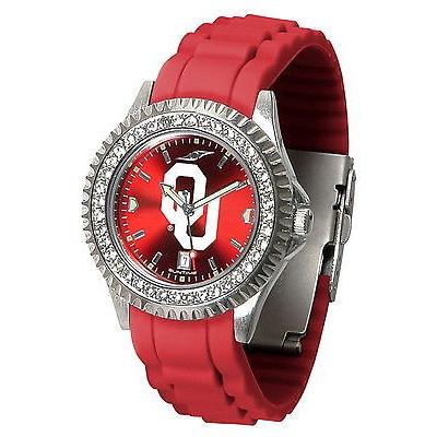 最適な材料 カレッジ スポーツ ユニフォーム Ncaa サンタイム Oklahoma Sooners Ladies Sparkle Watch 安心の定価販売 Www Doctor Plan Com