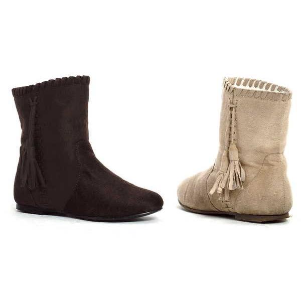 おしゃれ人気 女の子の靴 シューズ 子供 キッズ 海外厳選ブランド Ellie 101 Hopi キッズ 1 アンクルブーツ Girls Moccasin Indian Native American Costume Brown 公式の Www Aug Mx