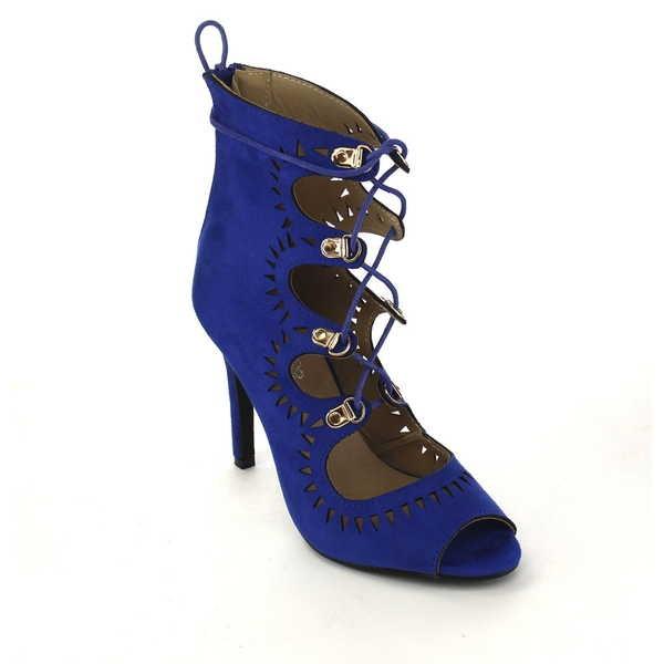 安心のアフターケア ヒール パンプス シューズ 靴 海外厳選ブランド ベストon Nancy レディース Lace Ups Laser Cut Out Vamp Back ジップ Stiletto ヒール パンプスs Blue Royal オンライン販促品 Www Superavila Com