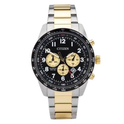 爆売り！ Chronograph Quartz Men's AN8164-51E Citizen シチズン 腕時計 Two Watch Bracelet Tone 腕時計