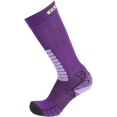 即納 最大半額 靴下 Euro 靴下 Sweet シルバー スキー 靴下 レディース パープル L 超歓迎 Www Muslimaidusa Org