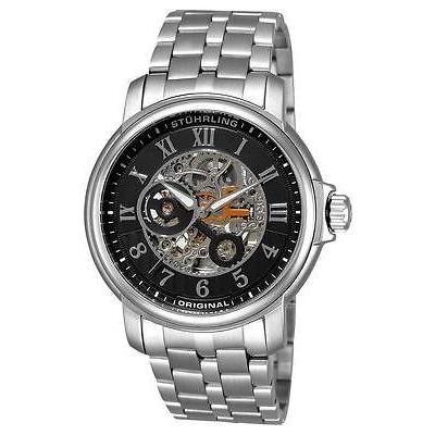 最終決算 Lear King 3 33111 344 オリジナル ストゥーリング オートマチック 腕時計 メンズ スチール ステンレス 腕時計