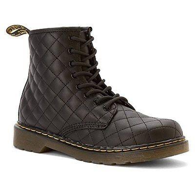 信頼 女の子の靴 ドクターマーチン Dr Martens R Girls Corlaney Juniors Quilted Lace ブーツ Black 輝く高品質な Kuljic Com