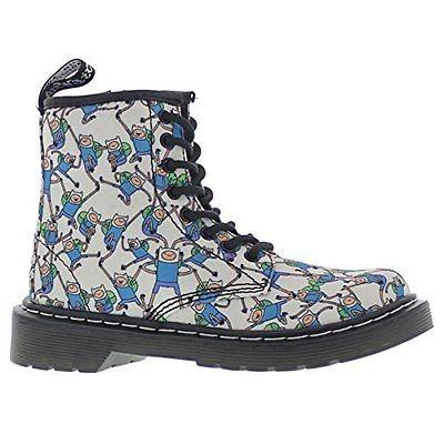 最新の激安 ベビーシューズ ドクターマーチン Dr Martens ユニセックス Broklee Lace Up ブーツ Toddler 6 Uk 7 White Finn Print 安心の定価販売 Relaxklub Eu