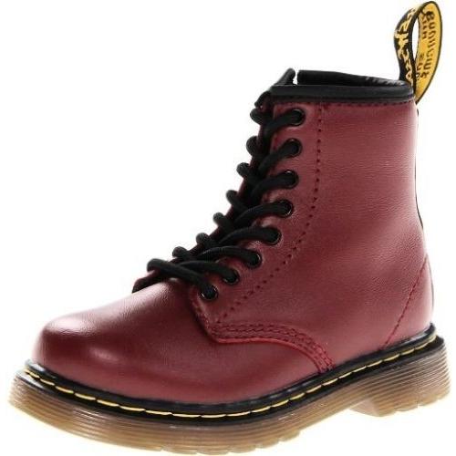 送料無料 ベビーシューズ ドクターマーチン Dr Martens ユニセックス Broklee Lace Up ブーツ Toddler 6 Uk 7 Cherry Red 全商品オープニング価格特別価格 Zoetalentsolutions Com