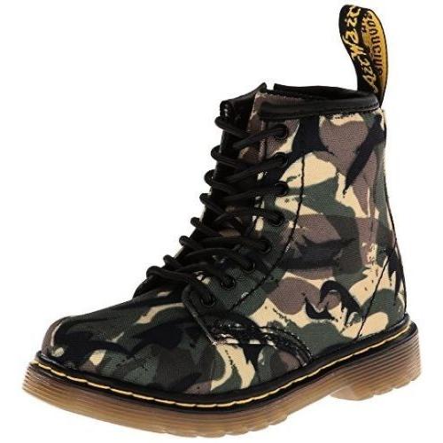 最適な価格 ベビーシューズ ドクターマーチン Dr Martens ユニセックス Broklee Lace Up ブーツ Toddler 6 Uk 7 Green British Camo 訳ありセール格安 Cih Dev Humbird Com