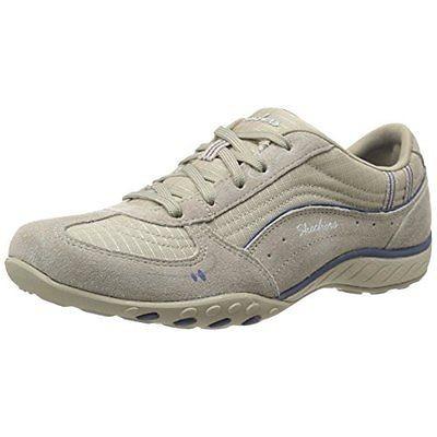 格安即決 アスレチック スケッチャーズ Skechers 22459 スポーツ レディース Just Relax ファッション スニーカー. Stone Suede/mesh/navy Trim, 金貨と銀貨&純金アクセの-SPACE- b5855922