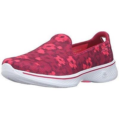 大勧め アスレチック スケッチャーズ Skechers Performance 14162 レディース Go Walk 4 Flourish Walking シューズ Pink, エチゼンチョウ 362f93bc