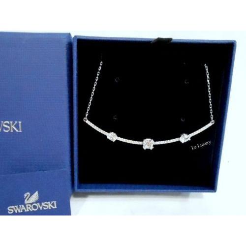 魅了 ネックレス スワロフスキー Swarovski Gray Necklace, White Rhodium-plated Crystal Authentic MIB 5272361, カンオンジシ 80ac0f91