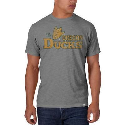 注目ブランド フォーティーセブンブランド アメリカ Tシャツ ベーシック Scrum グレー Ducks Oregon ブランド 47 NCAA リーグ 全米 カレッジ USA 記念グッズ